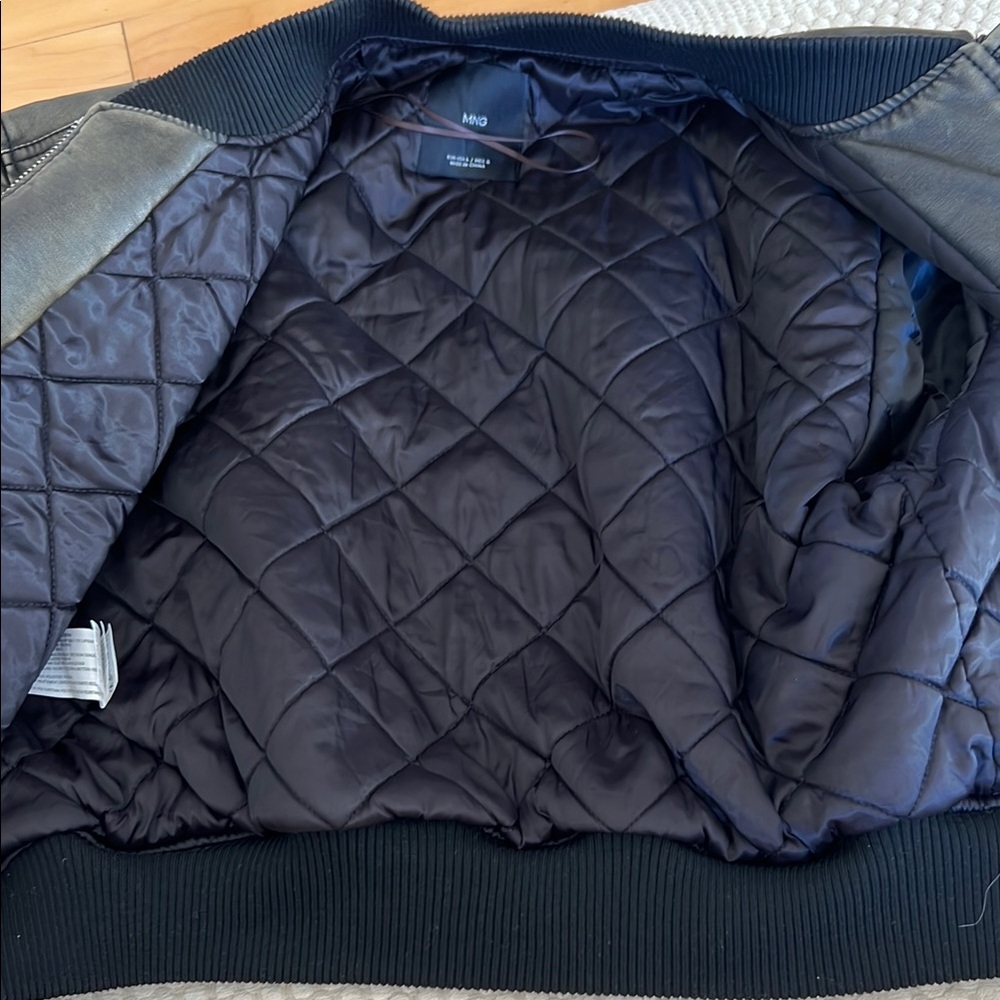 Mango Olive Bomber Jacket for Women - Picture 3 of 4